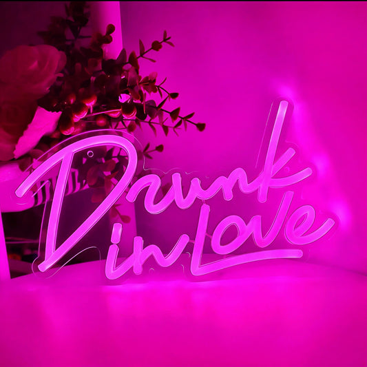 π₯΄3D Drunk In Love Neon Sign