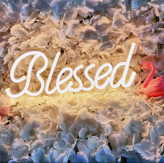 🙏3D Blessed Neon Sign