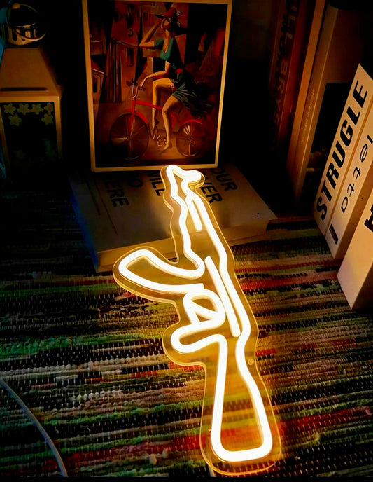 π« 3D AK47 Gun Neon Sign
