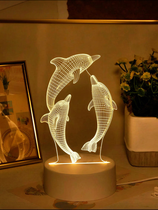 🐬3D Dolphin Lamp